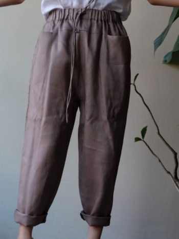 Azur pants hazelnut brown